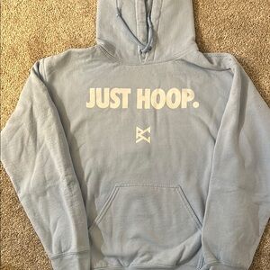 Just Hoop Light Blue Hoodie from Bucket Culture